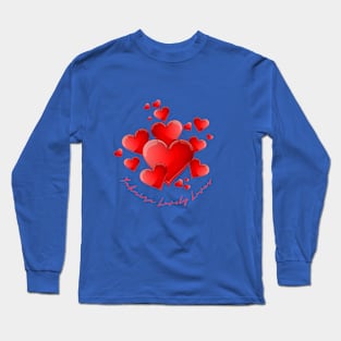 Yahaira Lovely Loves Hearts Collection Long Sleeve T-Shirt